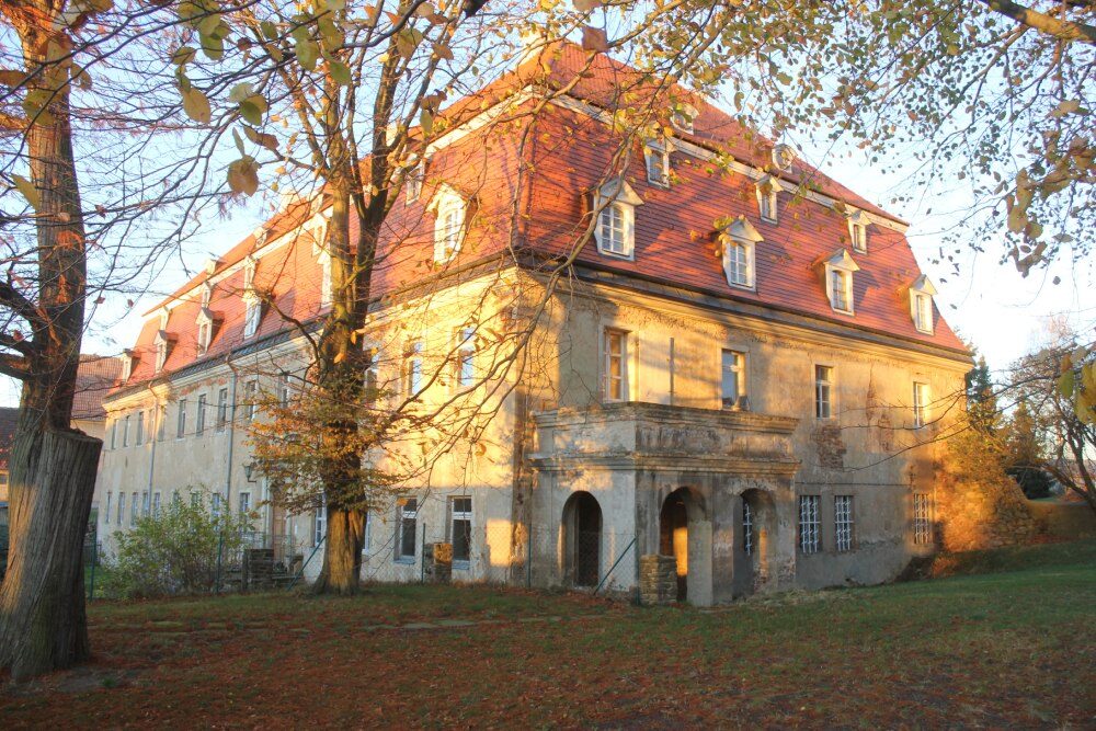 Schloss Wiederoda in the evening light