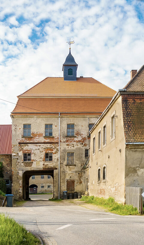 Das historische Torhaus in Wiederoda